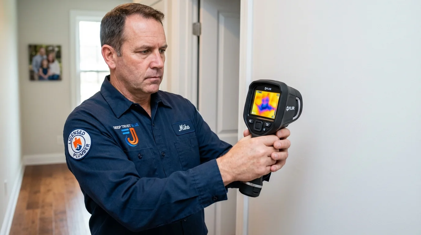 Thermal imaging leak detection by Johns Plumbing LLC in Perryman